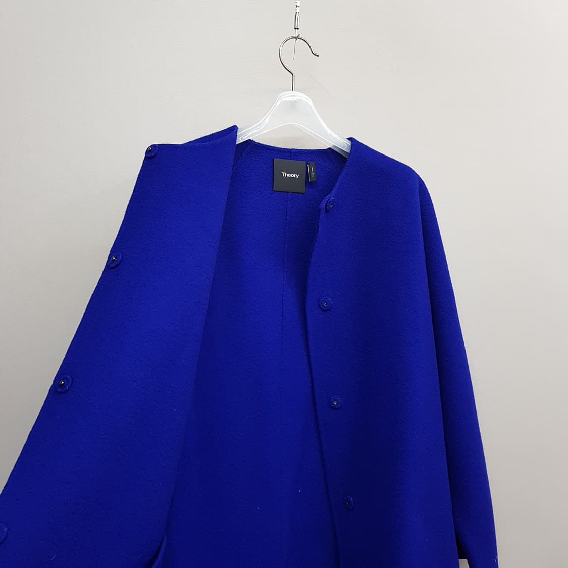 Theory 띠어리 뉴디바이드럭스 라운드넥 울 캐시미어 코트 s사이즈 상품이미지6