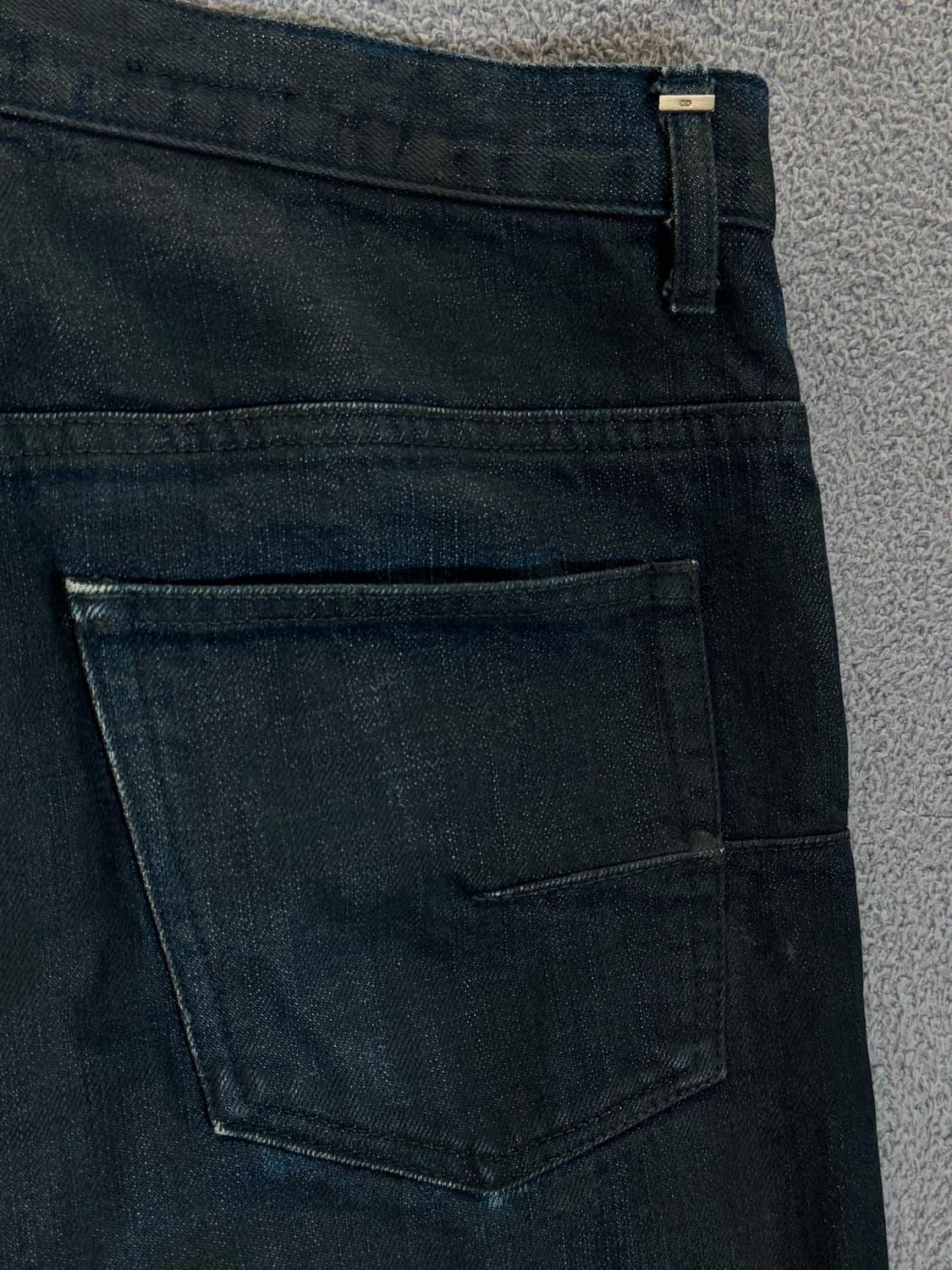 Dior homme 디올옴므 인디고 코팅진 제이크진 / 생로랑 릭오웬스  상품이미지10