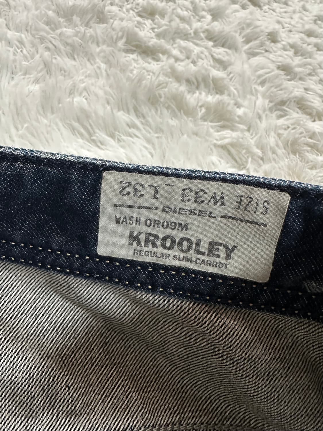 Diesel Krooley 데님 청바지 W33 L32 상품이미지9