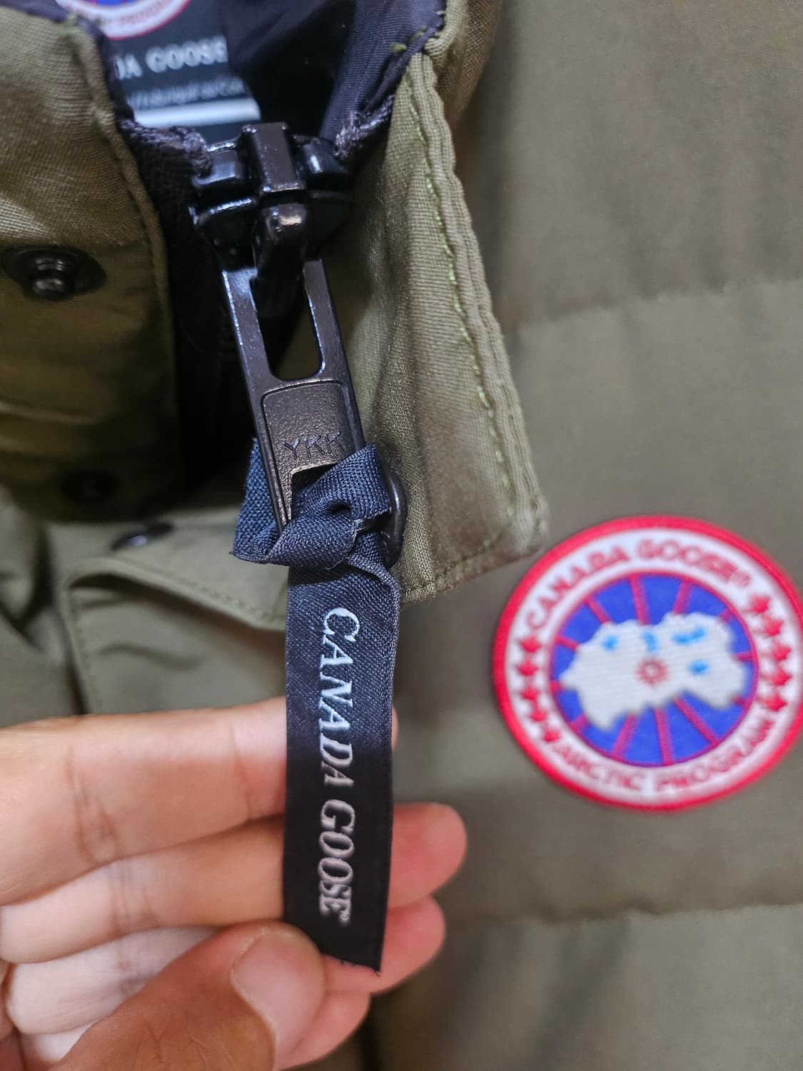 캐나다구스 프리스타일 밀리터리 그린L 상품이미지6