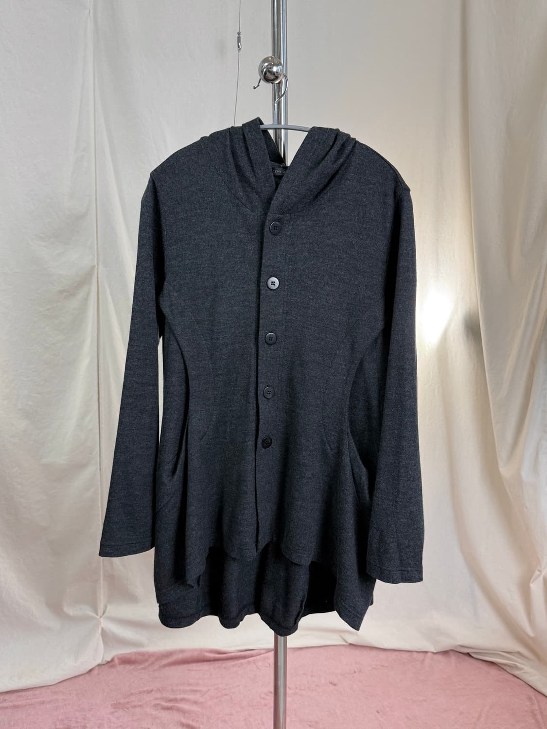 Crescent Duo 하이로우 울 니트 가디건 상품이미지1