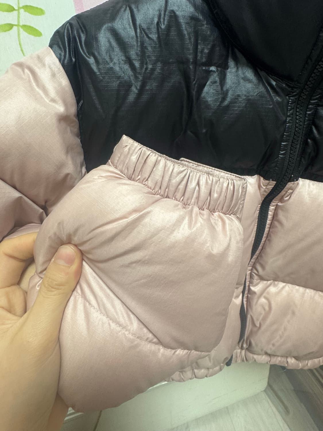 노스페이스 눕시 숏 자켓 파스텔핑크 상품이미지3