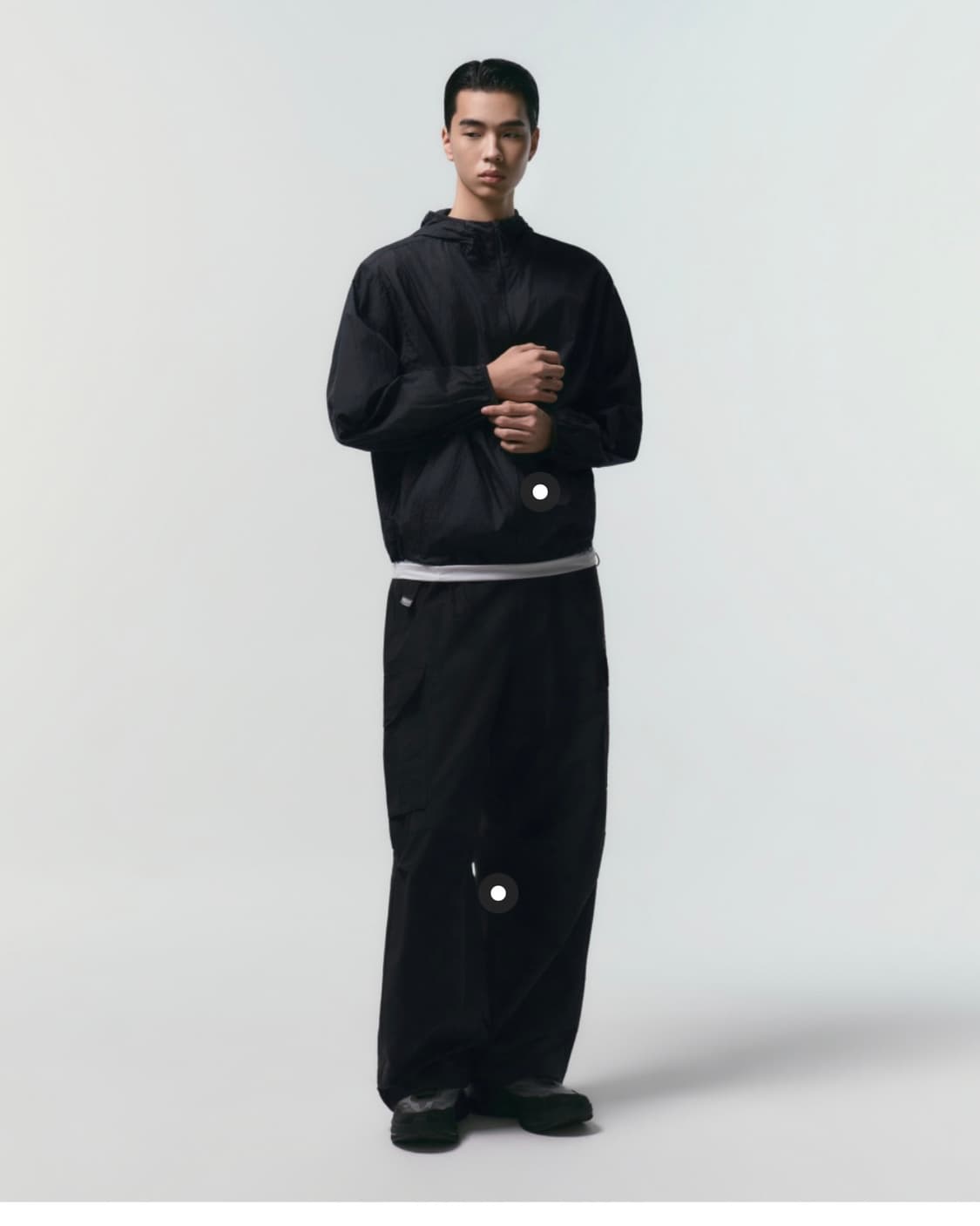 무신사스탠다드 시티 레저 시어 윈드브레이커 재킷 블랙 M 상품이미지4