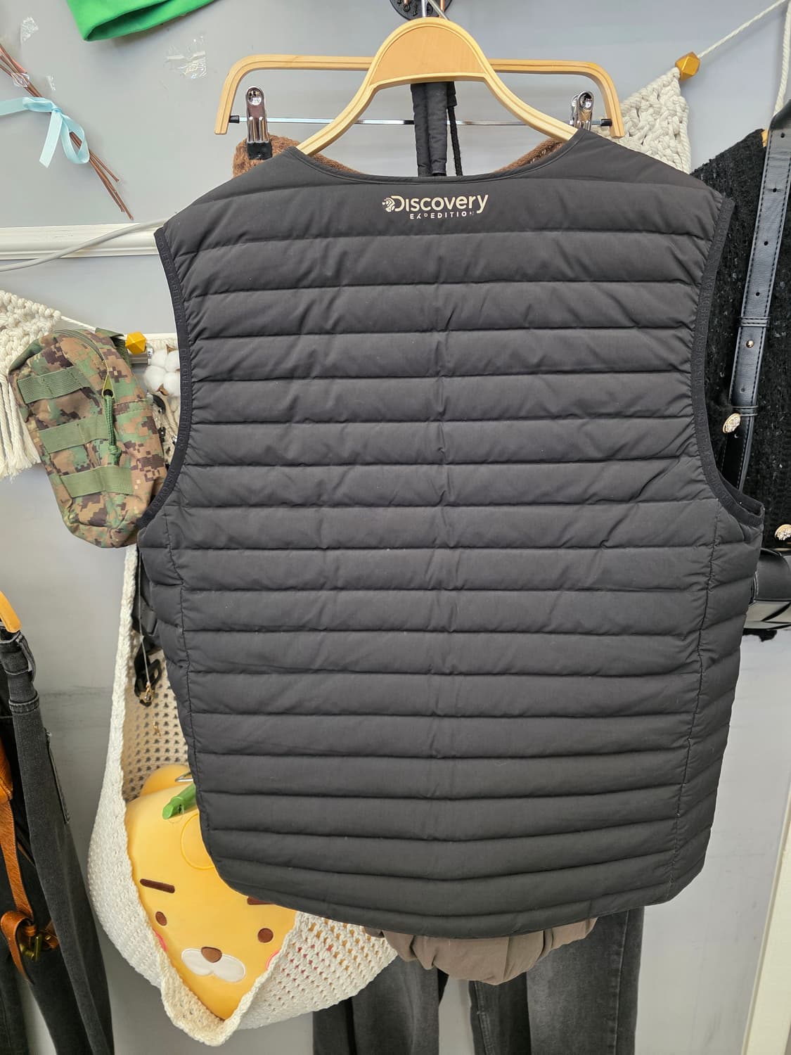 디스커버리 경량 구스 패딩 조끼 XL 상품이미지6