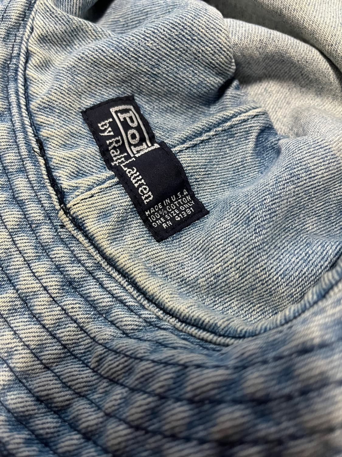 90s 폴로 랄프로렌 버킷햇 made in usa (os) 상품이미지3