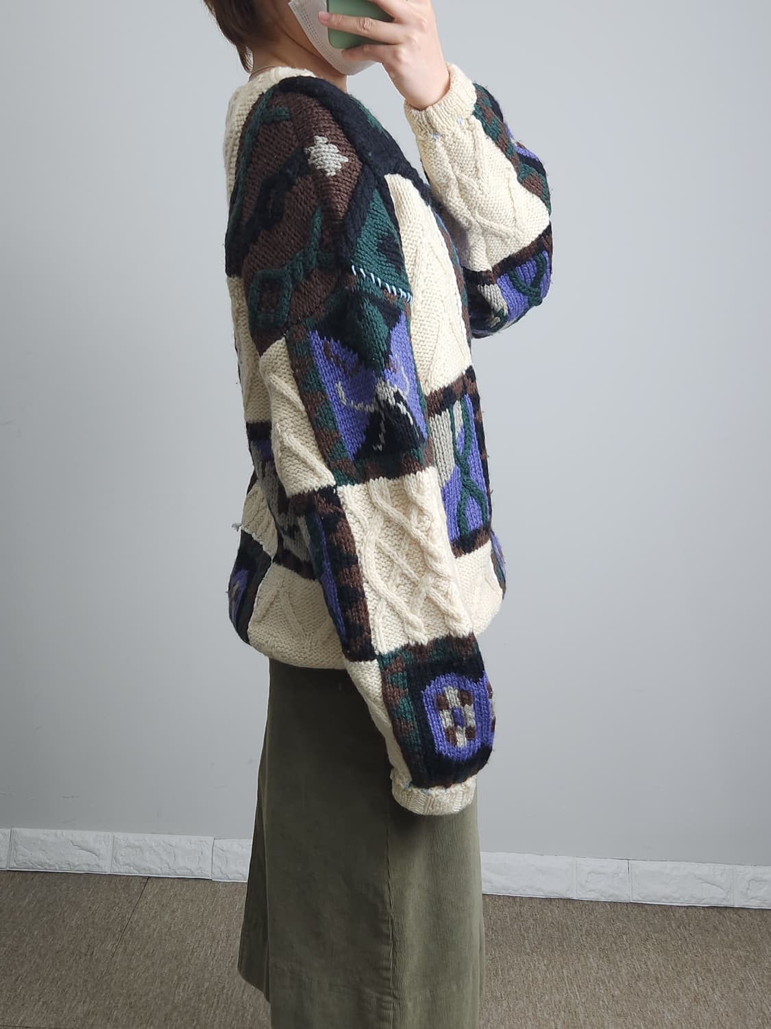 (Lamatta)케이블 패턴 울니트 상품이미지3