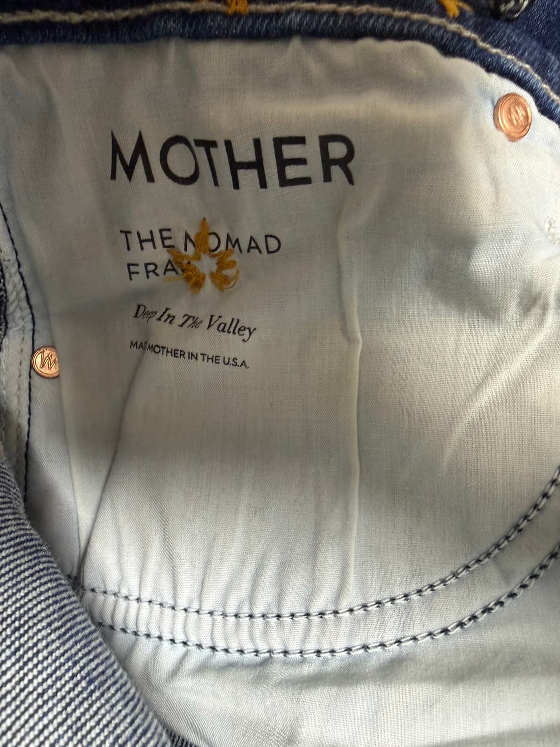 마더MOTHER 썬플라워 자수 진 25 상품이미지7