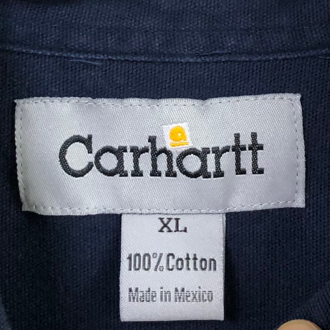 Xxl 칼하트 네이비 워크 셔츠 상품이미지3