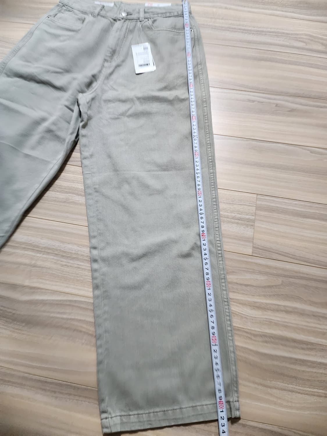 에잇세컨즈가먼트다잉팬츠바지라이트그레이 상품이미지5