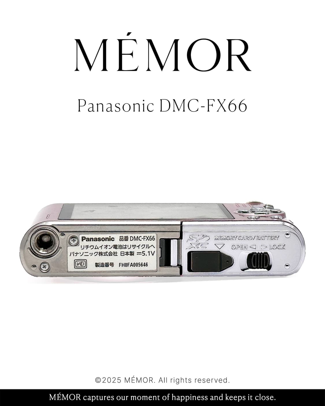 뽀용작례🤍 Panasonic DMC-FX66 파나소닉 빈티지 디카 상품이미지4