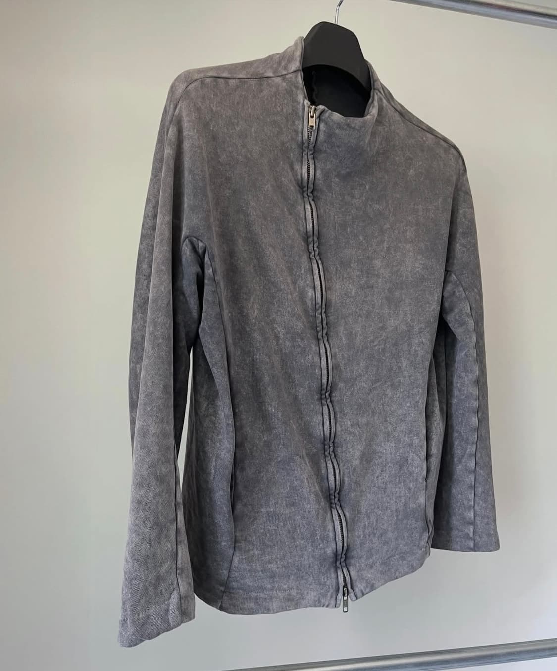 Lentrian Dyed Asymmetric-zip Sweat 상품이미지3