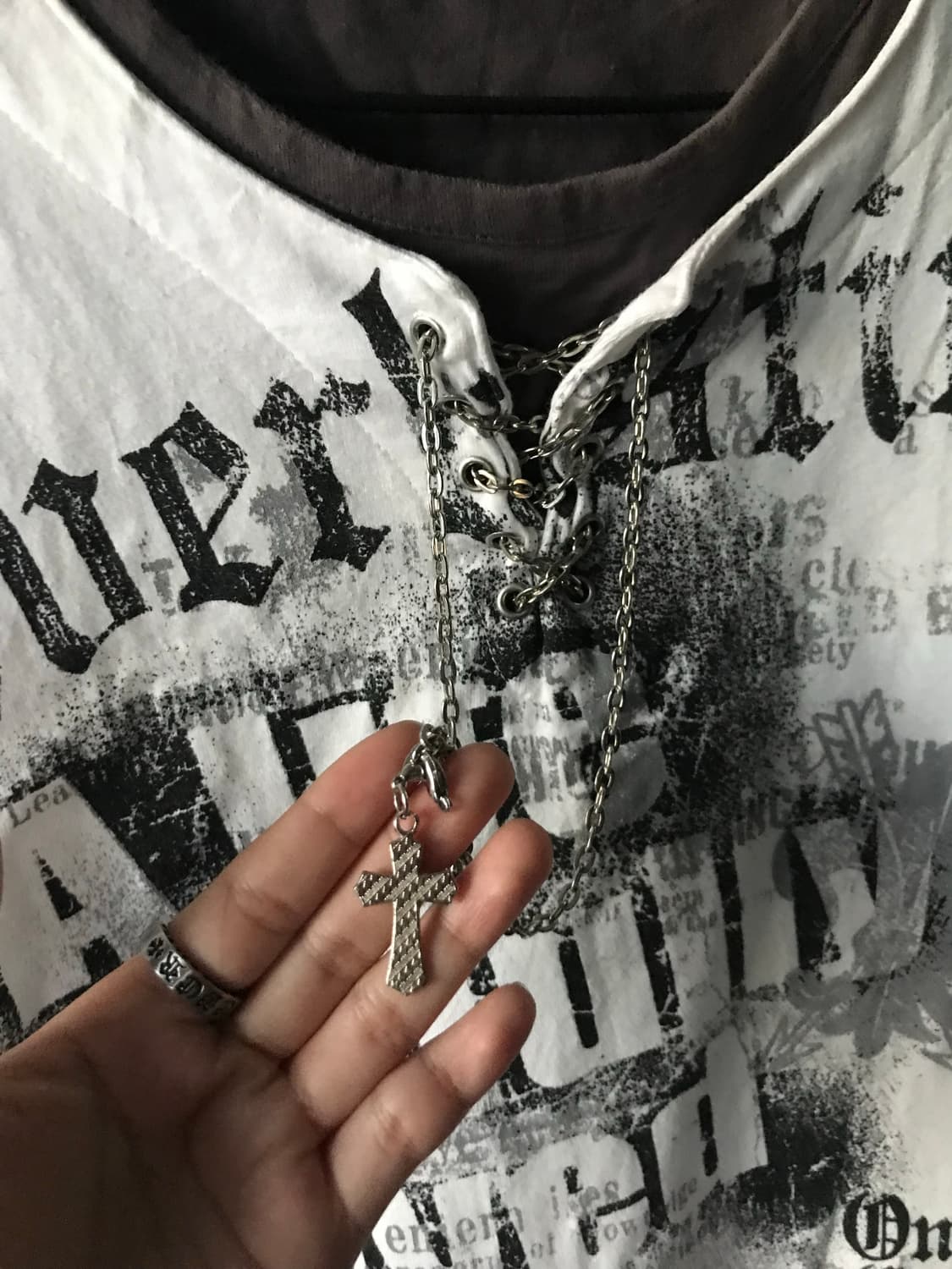 00s punk mood printing longsleeve  Price 상품이미지3