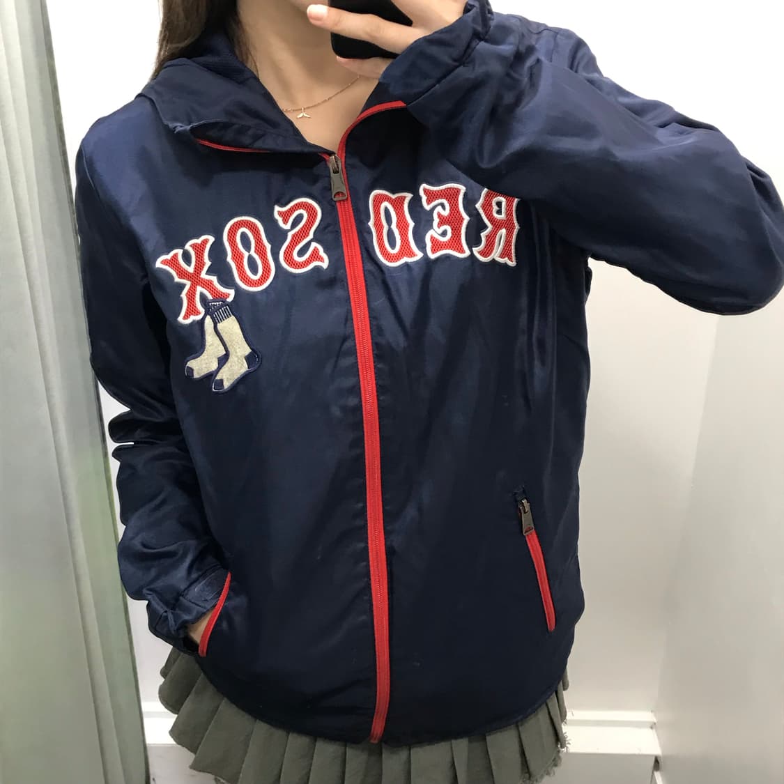 MLB 레드삭스 블루 집업 상품이미지2