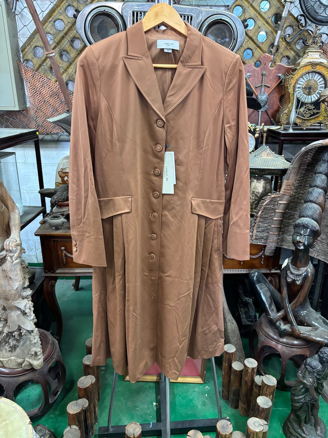 세루티 1881(CERRUTI 1881)버튼업 드레스 롱 재킷(새상품) 상품이미지1