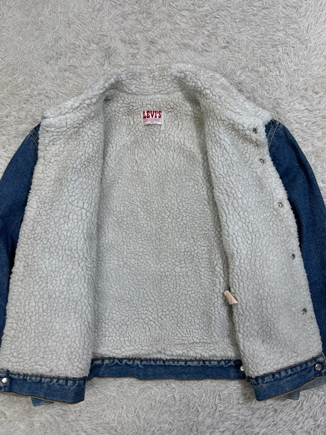 90's 리바이스 쉐르파 데님 자켓/USA/#2842 상품이미지6