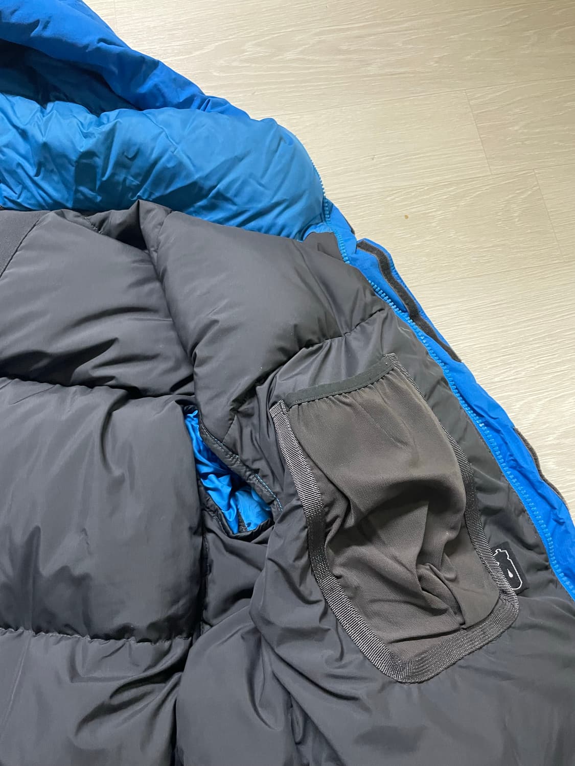 노스페이스 700 히말라야 구스다운 블루 패딩  상품이미지5