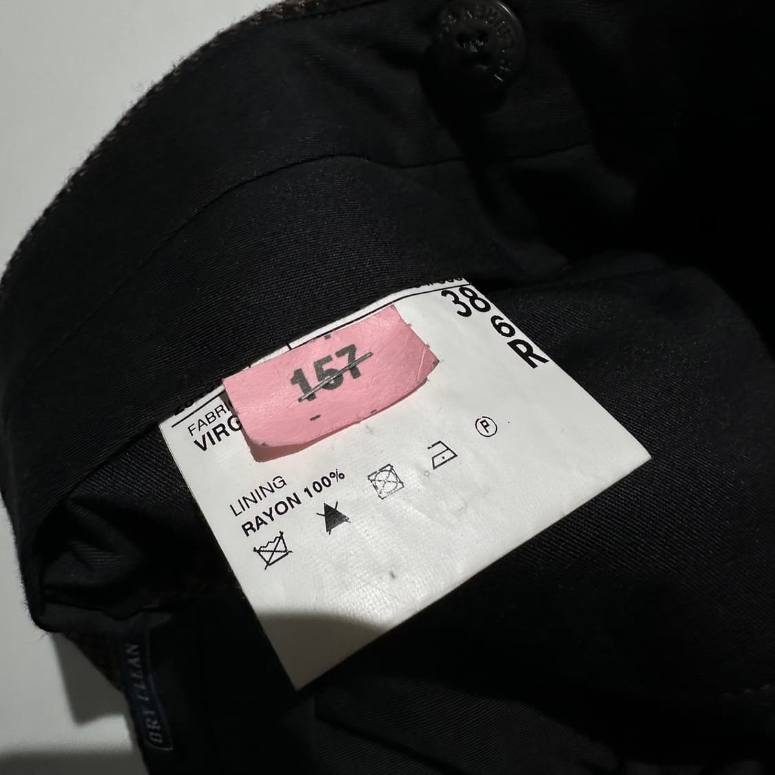 폴로 랄프로렌 이태리 메이드 하운드 투스 체크 울 트라우저 슬랙스 상품이미지7