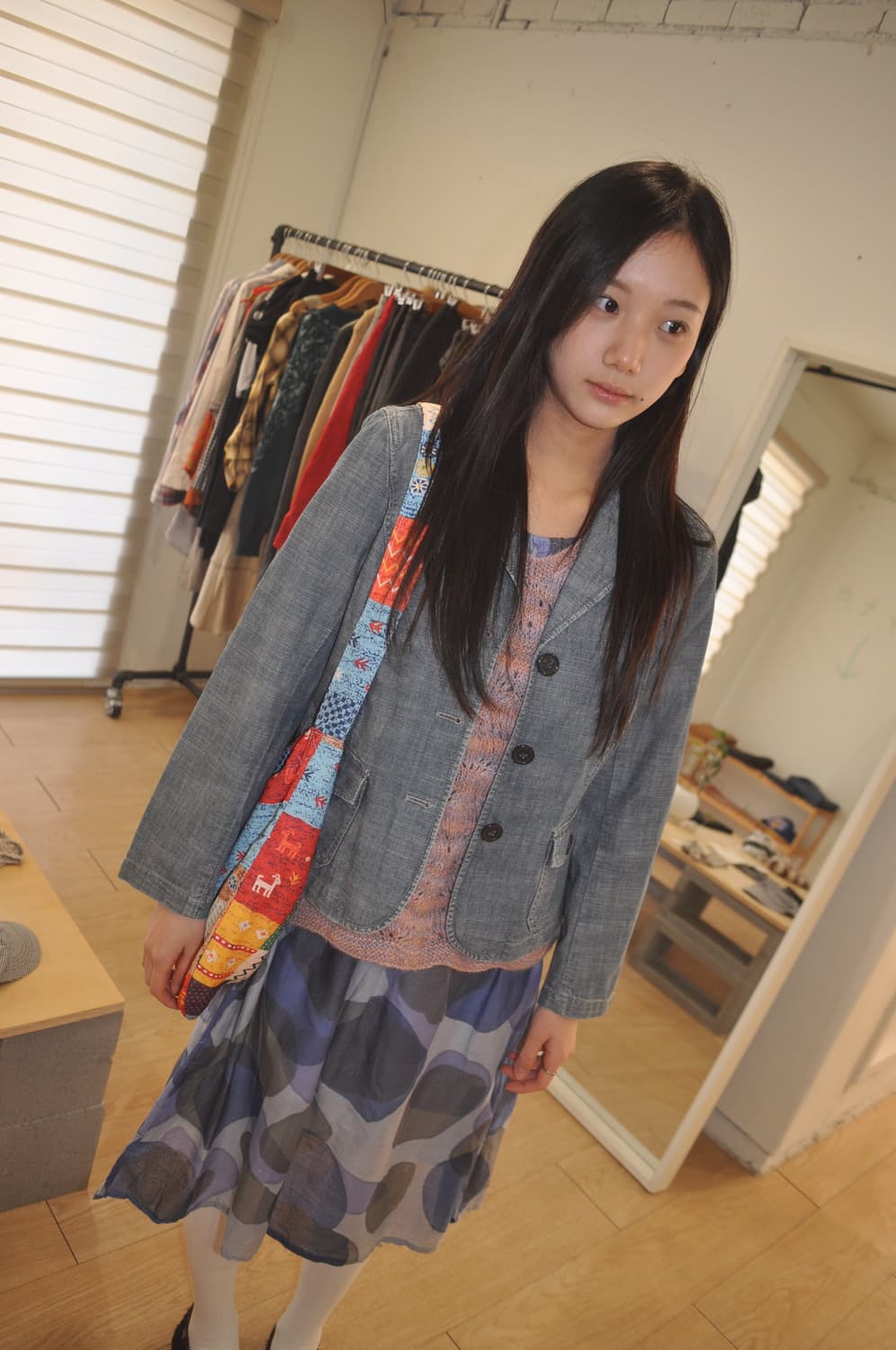 빈티지 데님 자켓 상품이미지2