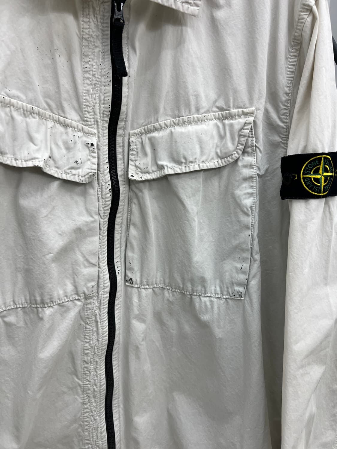 스톤아일랜드 22FW 와펜 올드 이펙트 오버셔츠 상품이미지7