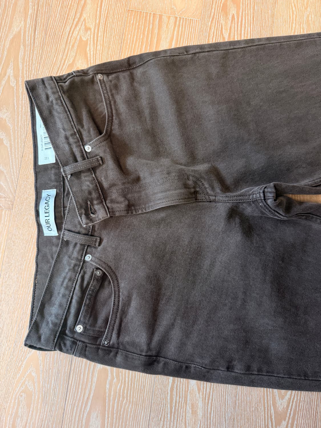 아워레가시 70s cut 브라운 데님 32 상품이미지4