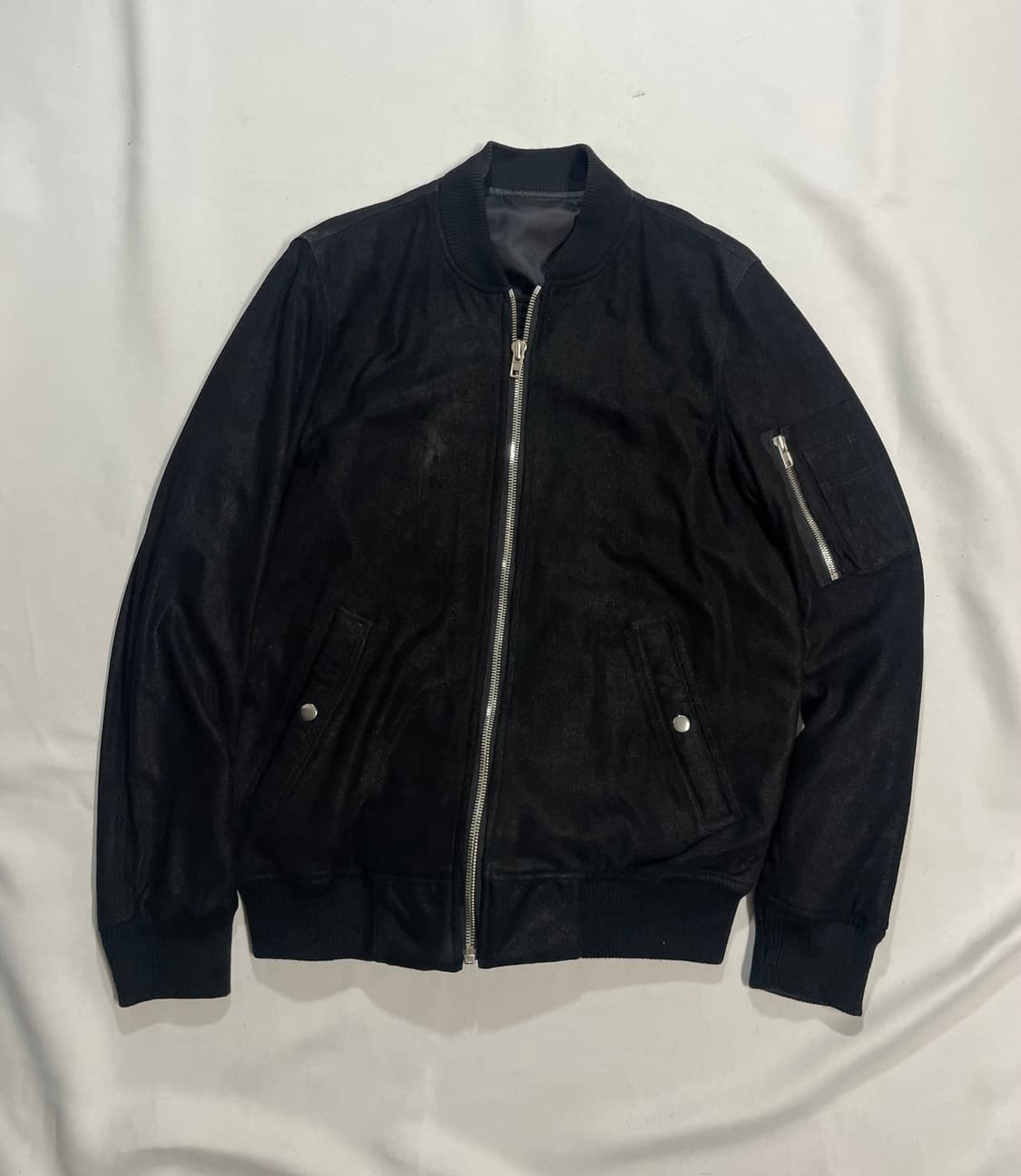 릭오웬스맛 스웨이드 마원 봄버  상품이미지1