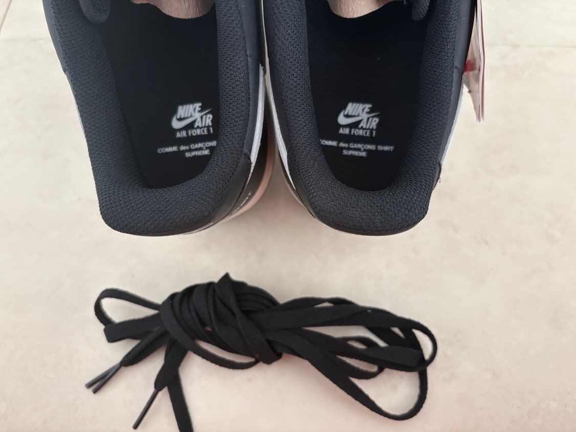 [280] 나이키슈프림 꼼데가르숑 에어포스1 로우 나코탭 상품이미지9