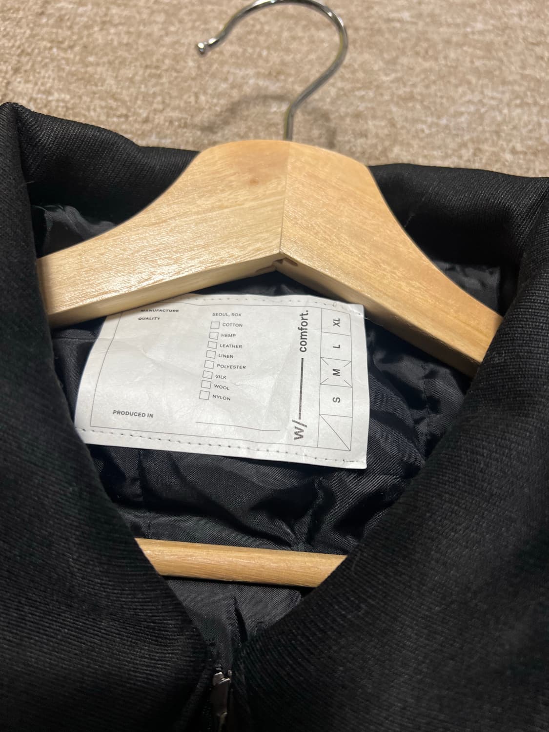 새상품) 라인 블루종 자켓 M 상품이미지3