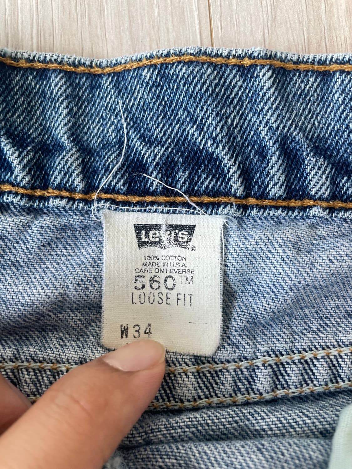 90s vintage levis 560 루즈핏 쇼츠 상품이미지5