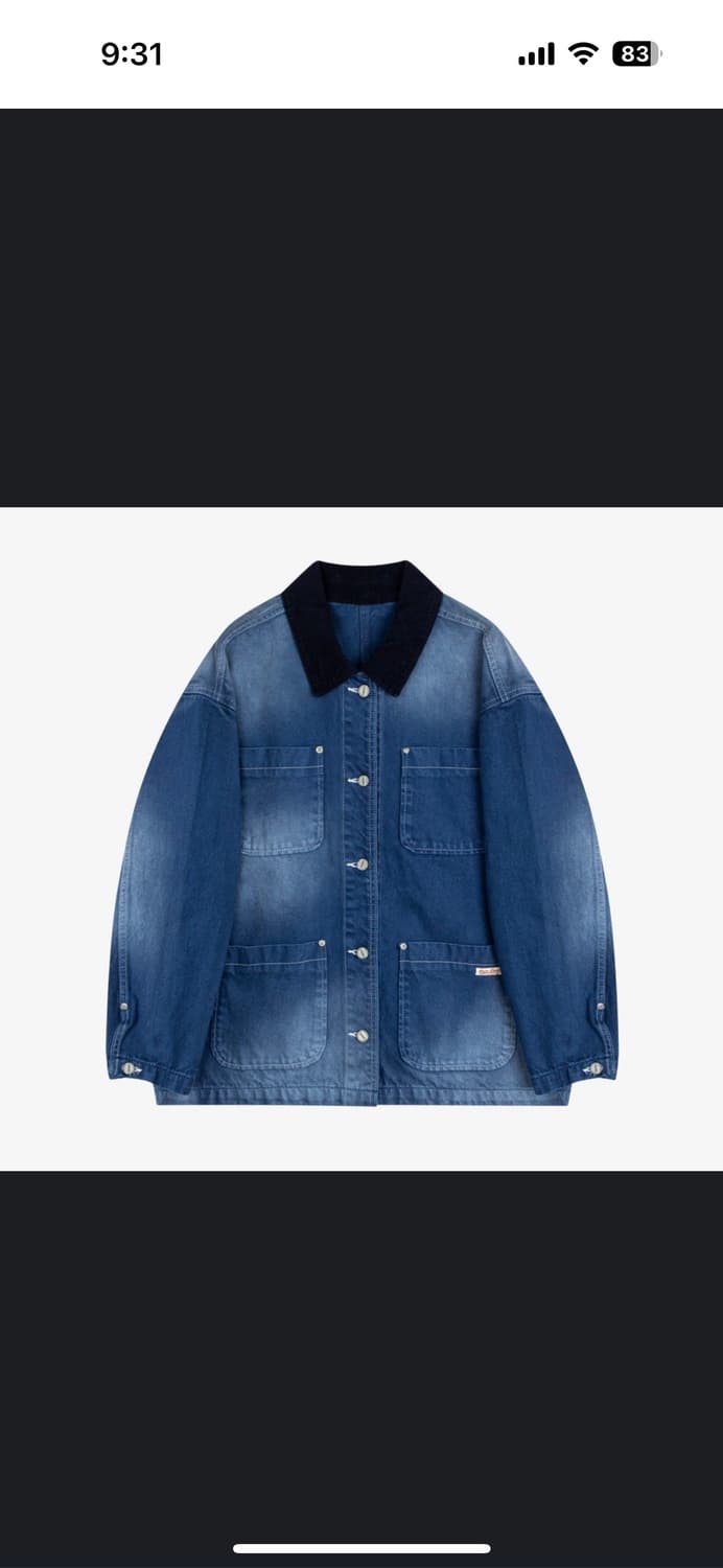 새상품 그로브 GROVE freed denim jacket 상품이미지2