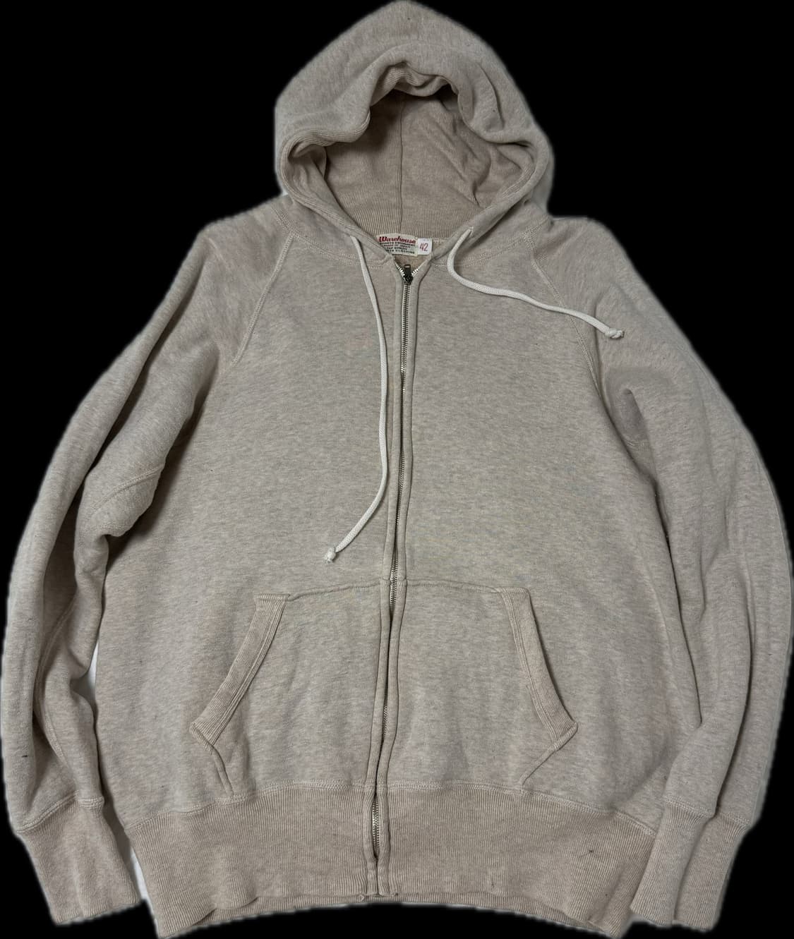 42 웨어하우스 후드집업 오트밀 상품이미지3