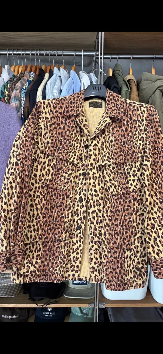 와코마리아 퍼티그 자켓 레오파드 M 상품이미지2