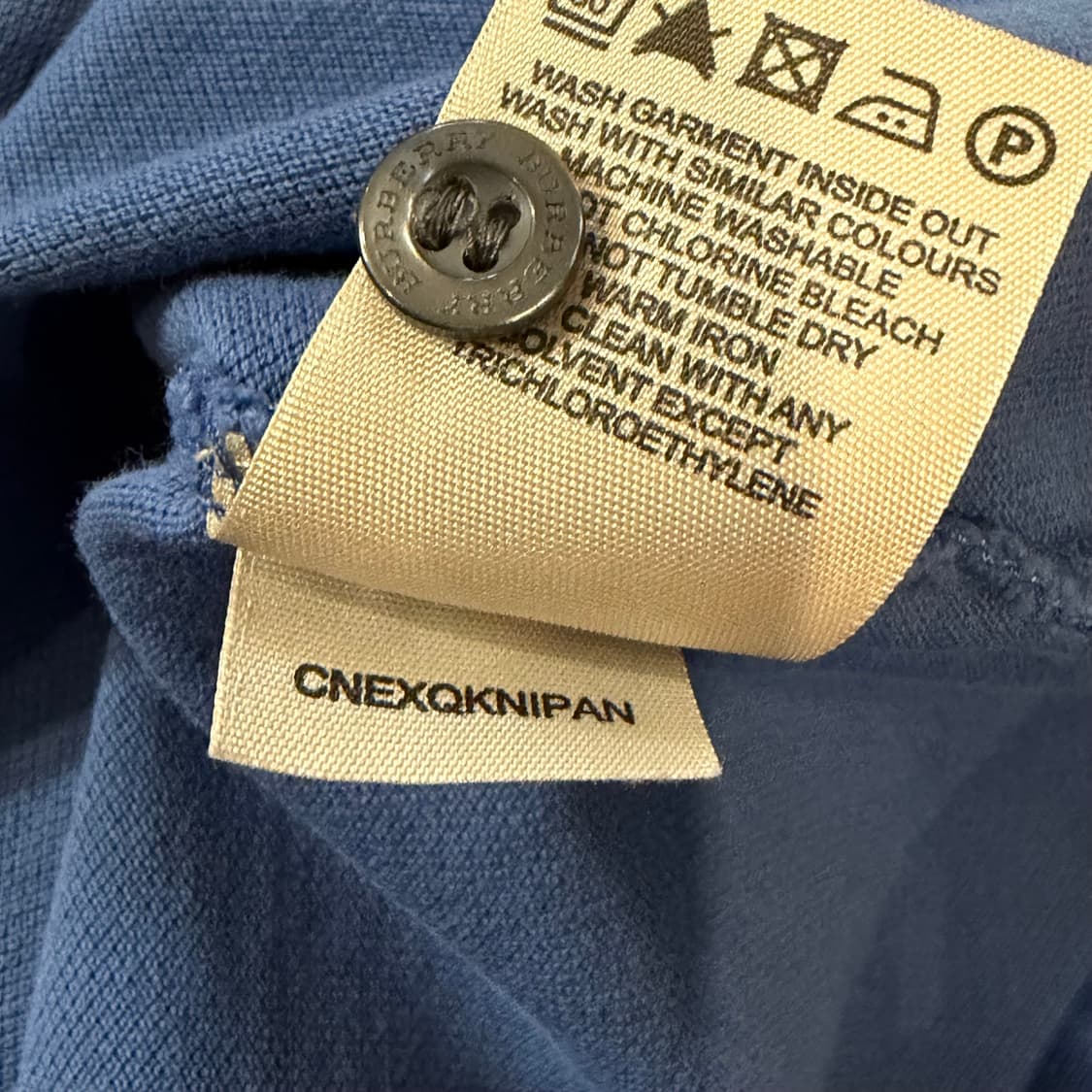 버버리 런던 잉글랜드 긴팔 폴로 셔츠 상품이미지4