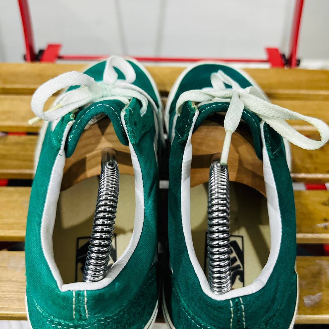 270) 반스 운동화 남성 남자 신발 올드스쿨 그린 스웨이드 상품이미지5