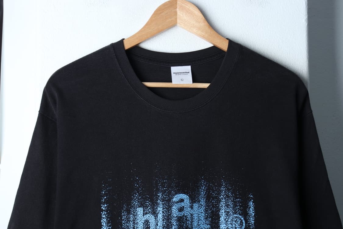 (L-XL) 디스이즈네버댓 반팔 티셔츠 빅로고 블랙 스트릿-H30692 상품이미지3