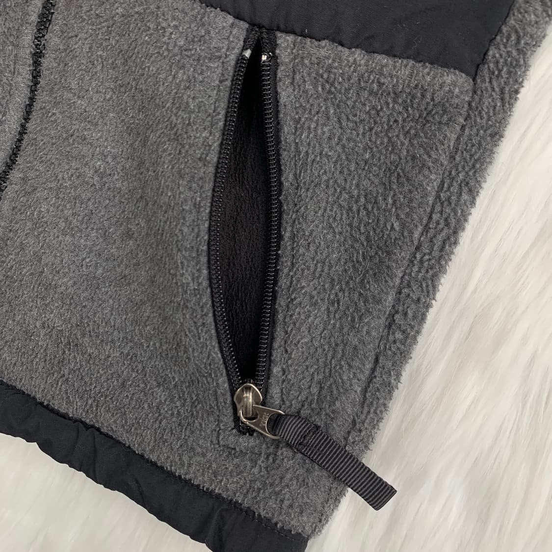 노스페이스 키즈 그레이 플리스 집업 자켓 1846 상품이미지4