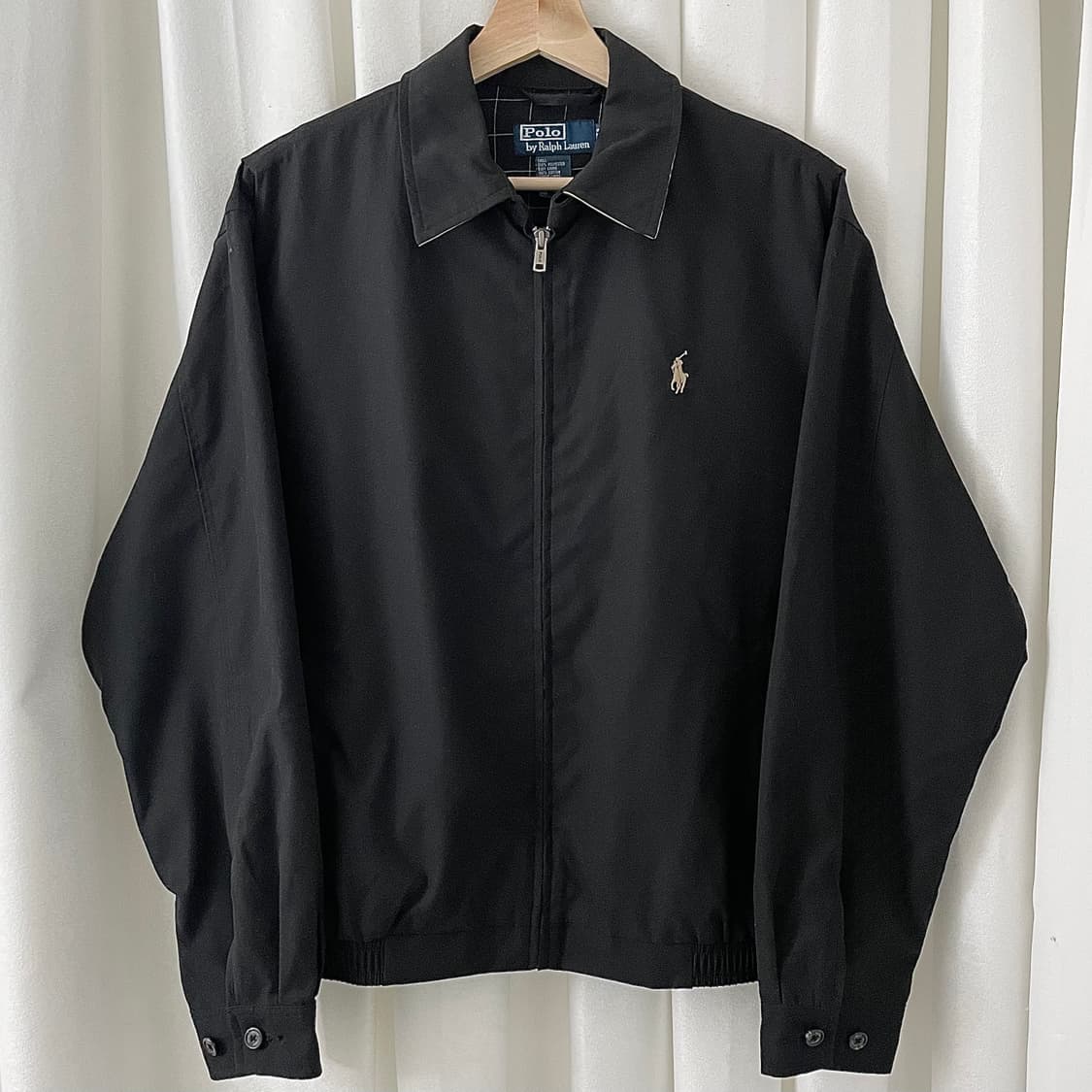 폴로 블랙 폴리쉘 자켓 상품이미지2