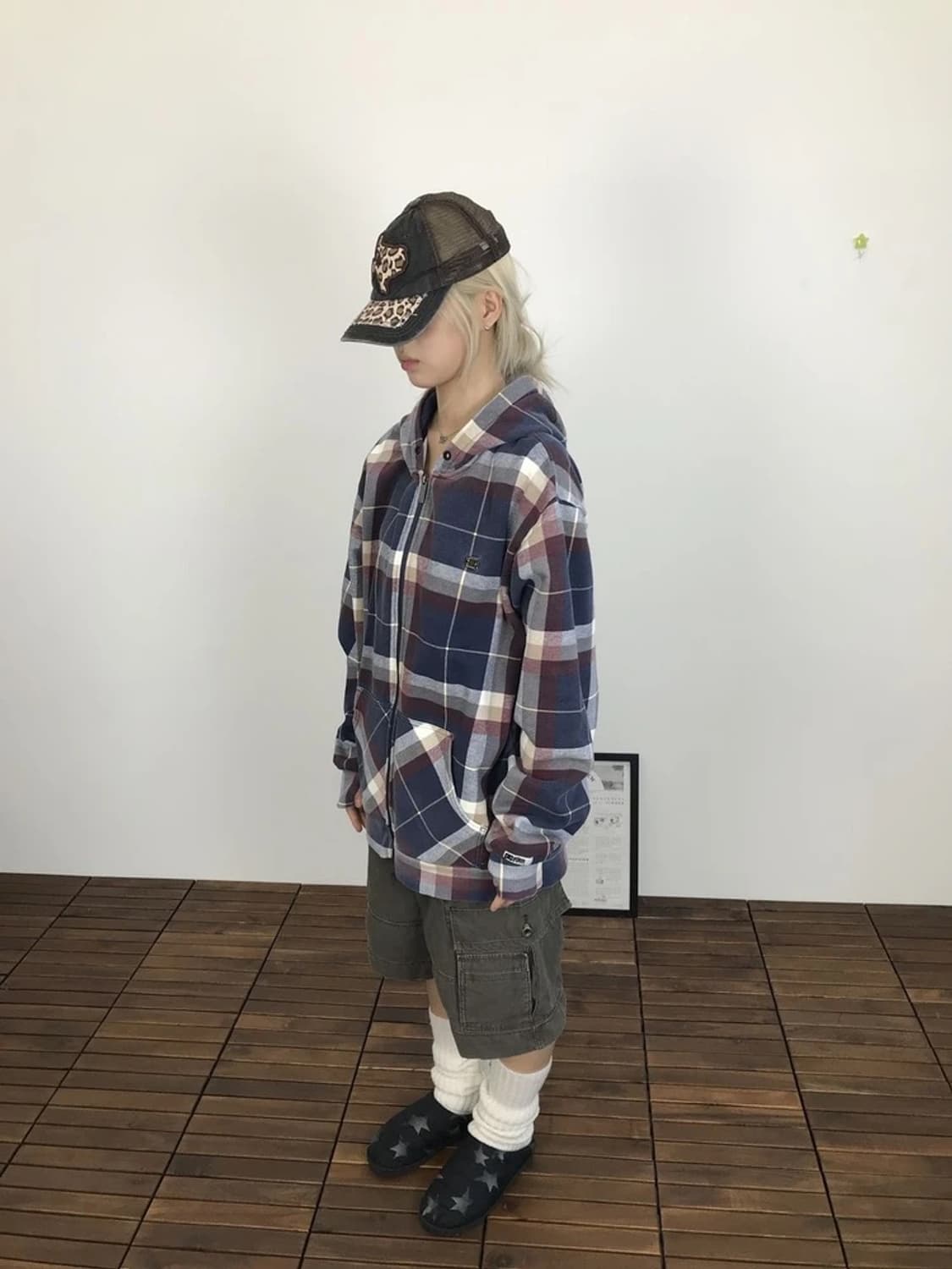 DC Shoes Plaid Zip-Up Hoodie 상품이미지2