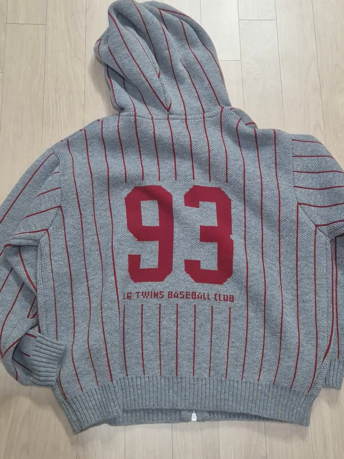 LG트윈스콜라보 후드집업스웨터 1993 상품이미지3