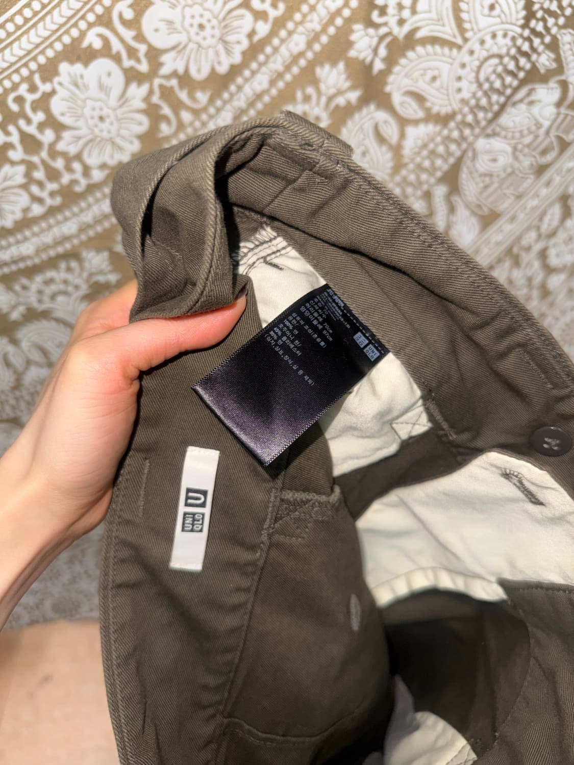 유니클로U 투턱 코튼팬츠  상품이미지6