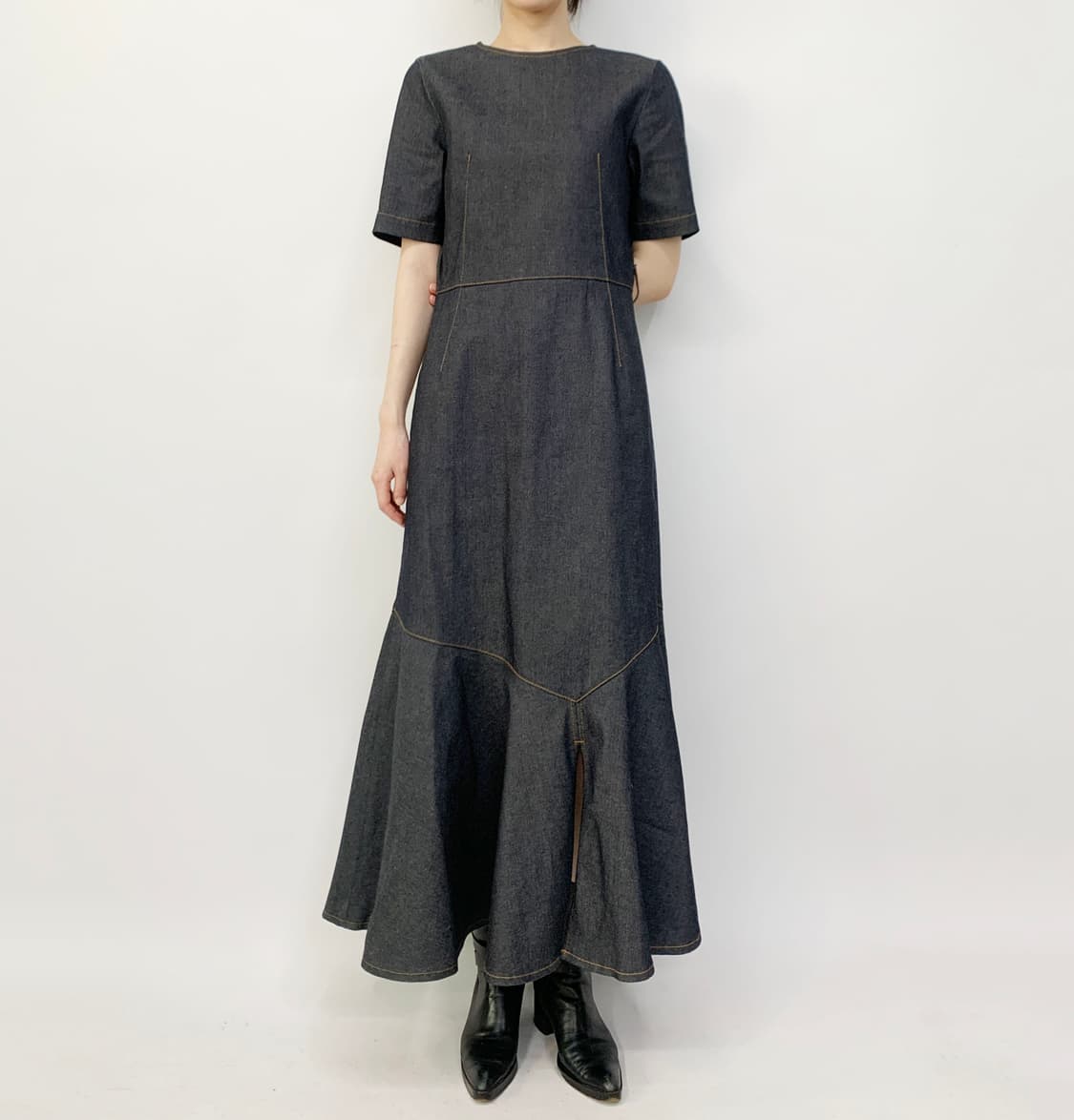  ALLUREVILLE 데님 원피스 상품이미지1