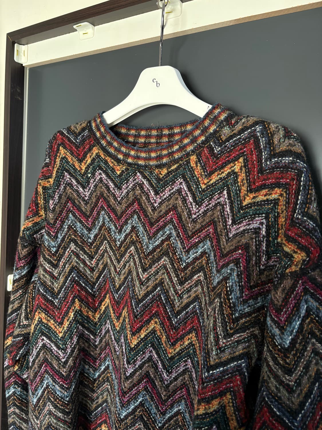 패턴 멀티컬러 니트 상품이미지3