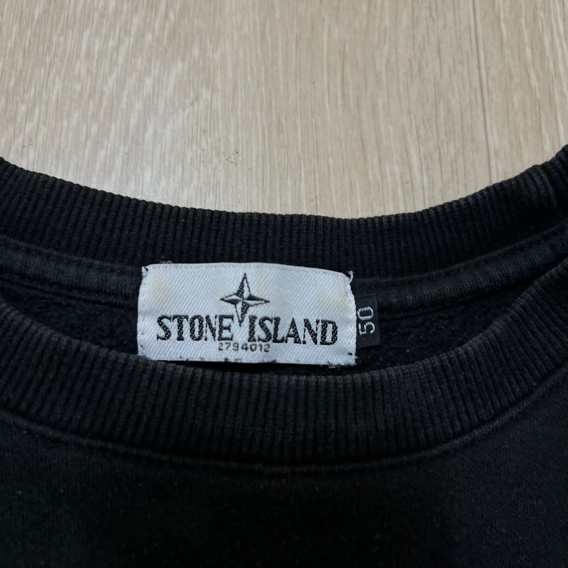 스톤아일랜드 빅로고 와펜 맨투맨 50  상품이미지5