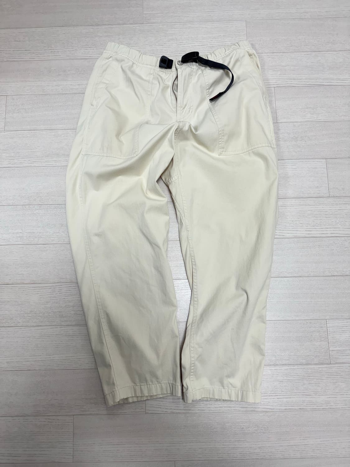 그라미치 루즈테이퍼드 팬츠 아이보리 M 상품이미지1