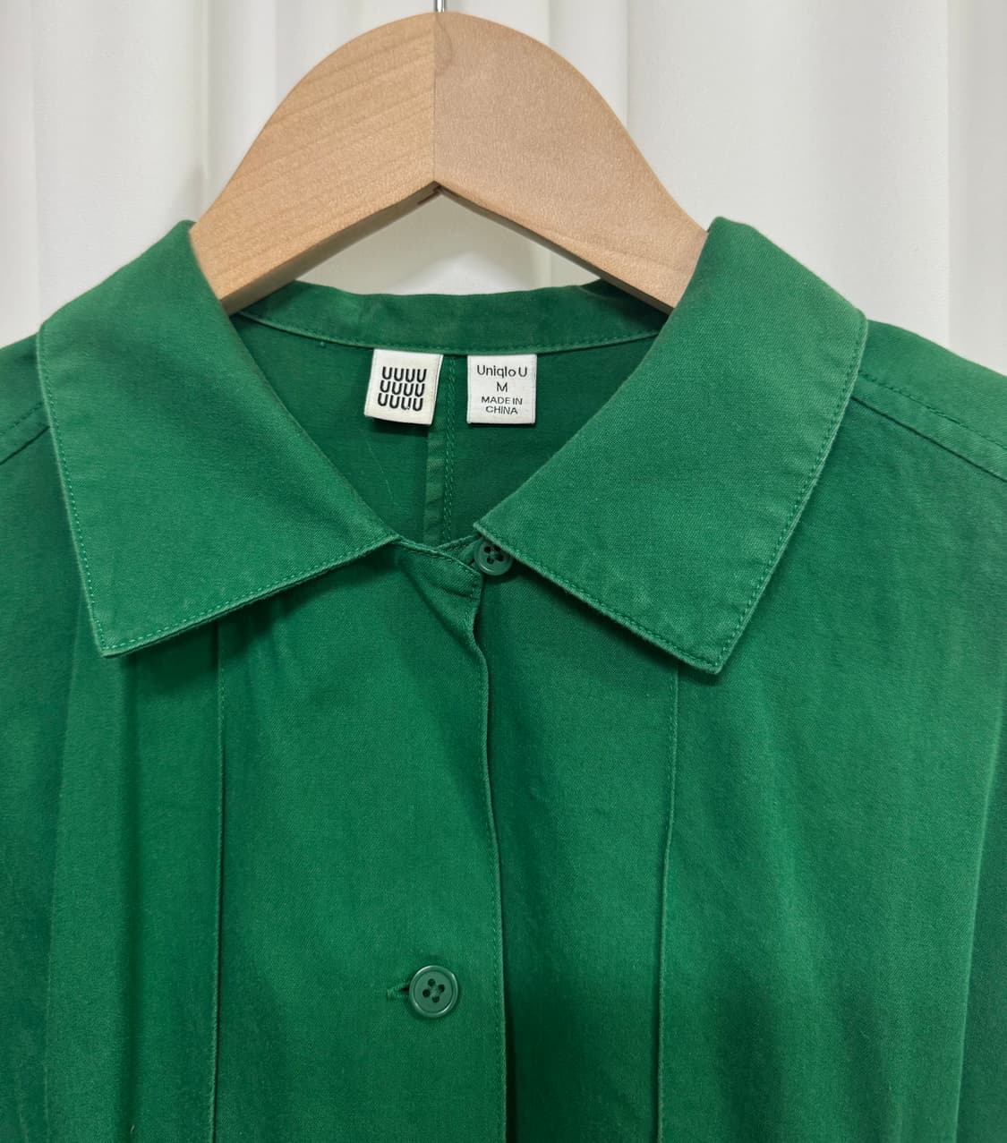 유니클로 U 셔츠 그린 원피스 상품이미지9