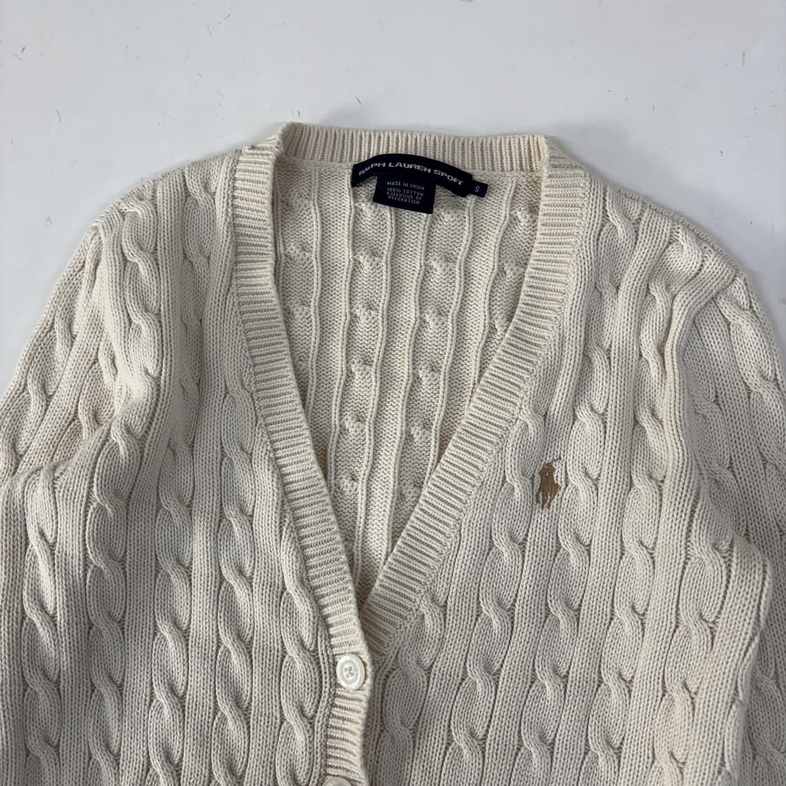 폴로 케이블 가디건 상품이미지5