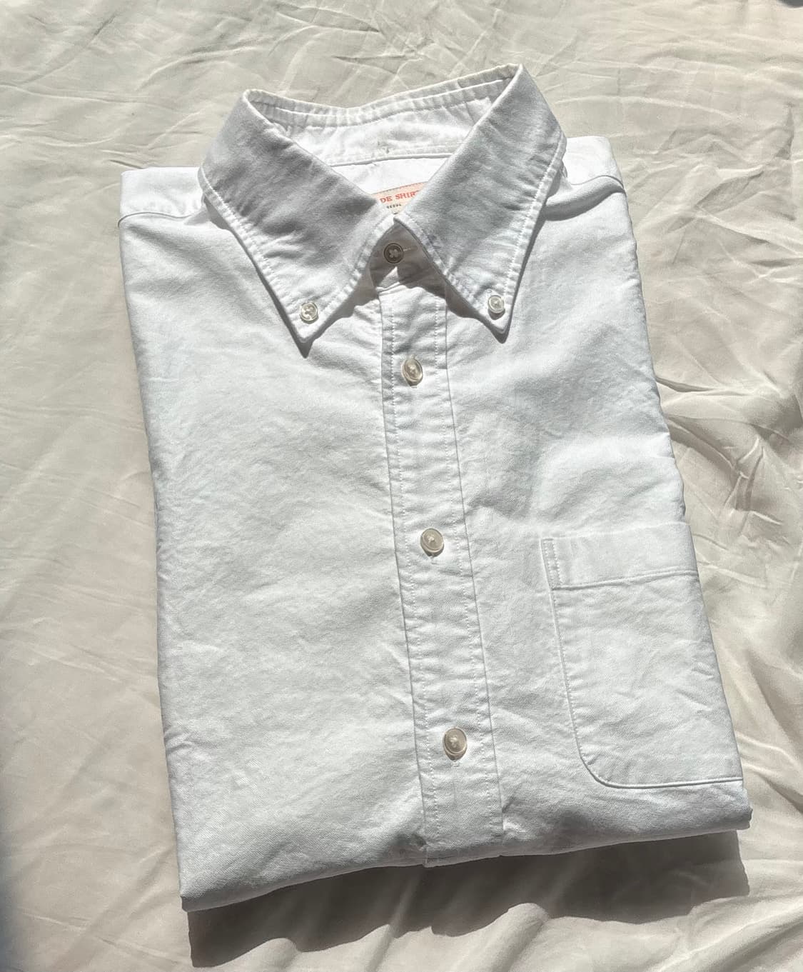 프로드셔츠 D-300 옥스퍼드 셔츠 (화이트) 컴포트 L 상품이미지2