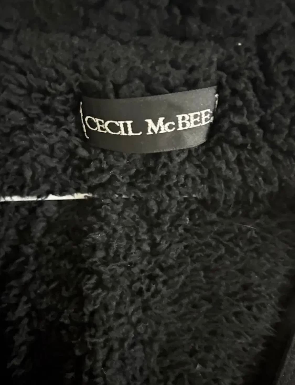 CECIL MCBEE logo snap hood jacket 상품이미지4