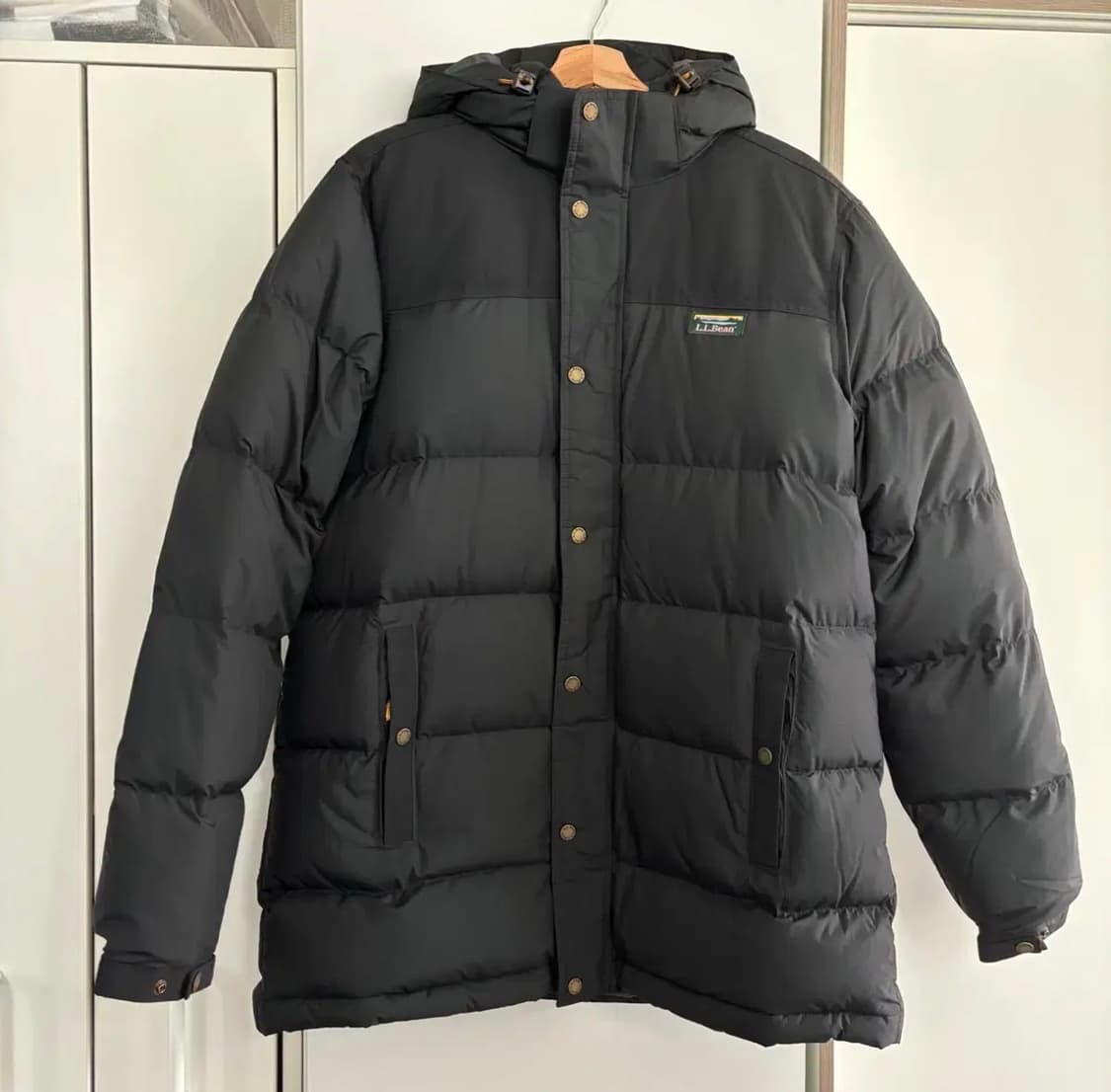 엘엘빈 마운틴 클래식 다운패딩 블랙 Xl 새상품 상품이미지1