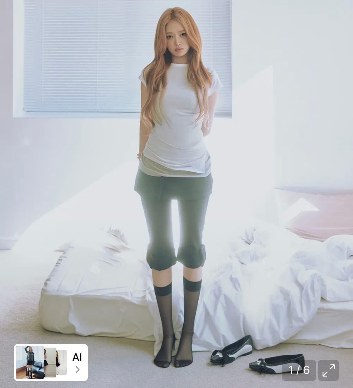 미세키서울 stitch pocket mini skirt 미니스커트 블랙 상품이미지3