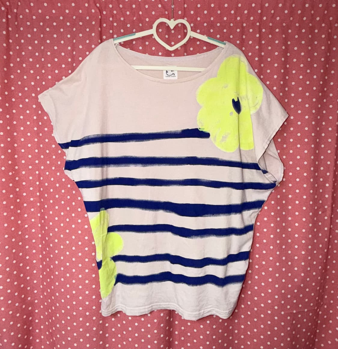 [Tsumori Chisato] 츠모리 치사토 네코 플라워 반팔 티셔츠 상품이미지1